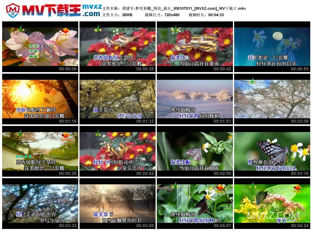 谭建军-梦里彩蝶_国语_流行_MB107011